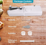 Handheld Sewing Machine, Mini Sewing Machine Suitable for Beginners and Professionals