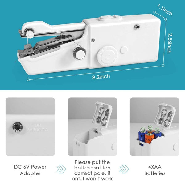 Handheld Sewing Machine, Mini Sewing Machine Suitable for Beginners and Professionals