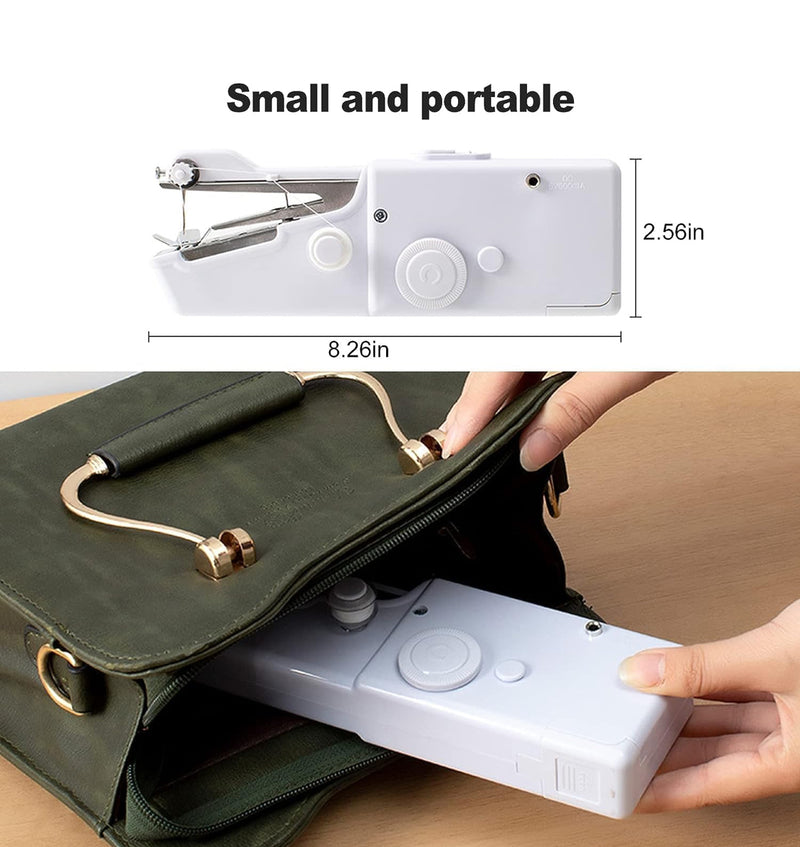 Handheld Sewing Machine, Mini Sewing Machine Suitable for Beginners and Professionals